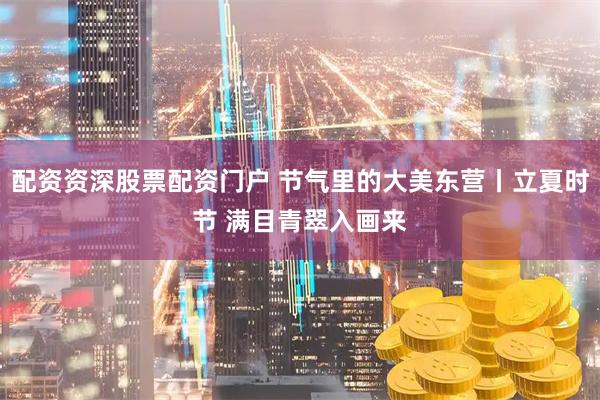 配资资深股票配资门户 节气里的大美东营丨立夏时节 满目青翠入画来